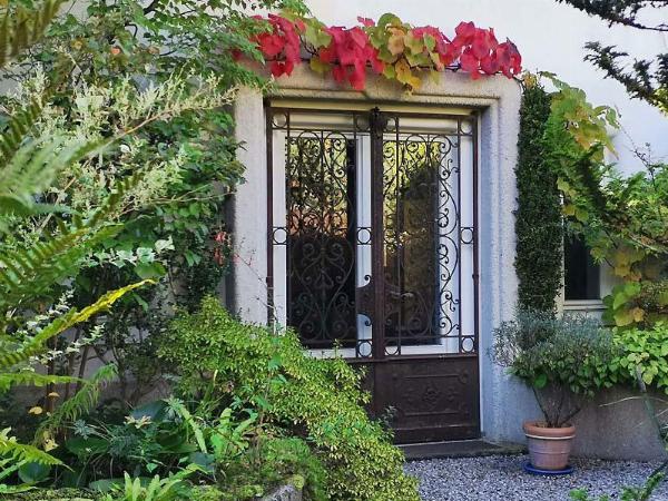 Eingang vom Garten ins Haus
