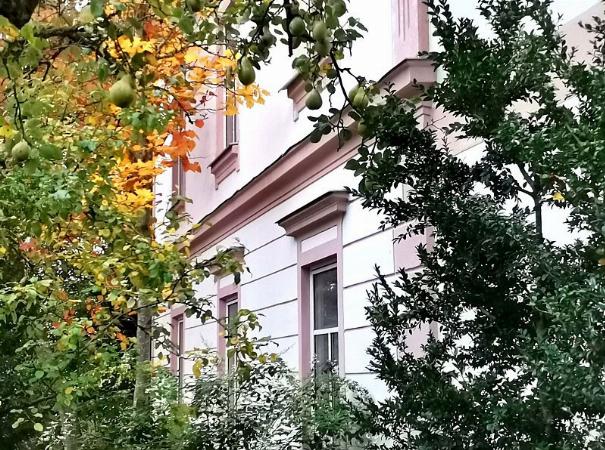 Haupthaus mit Stuckfassade
